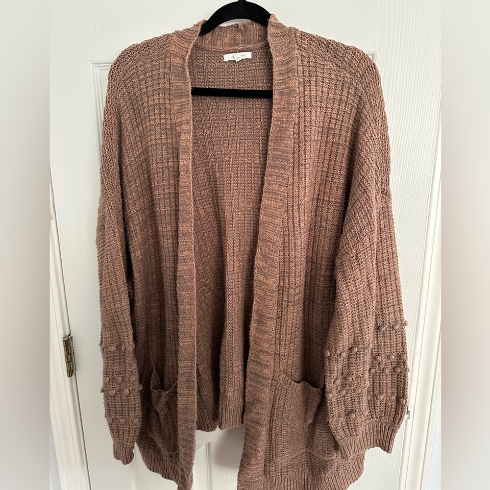 Brown Chunky Knit Sweater